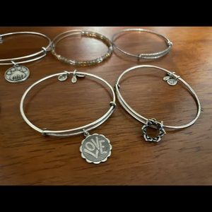 Lot of Alex and Ani bracelets